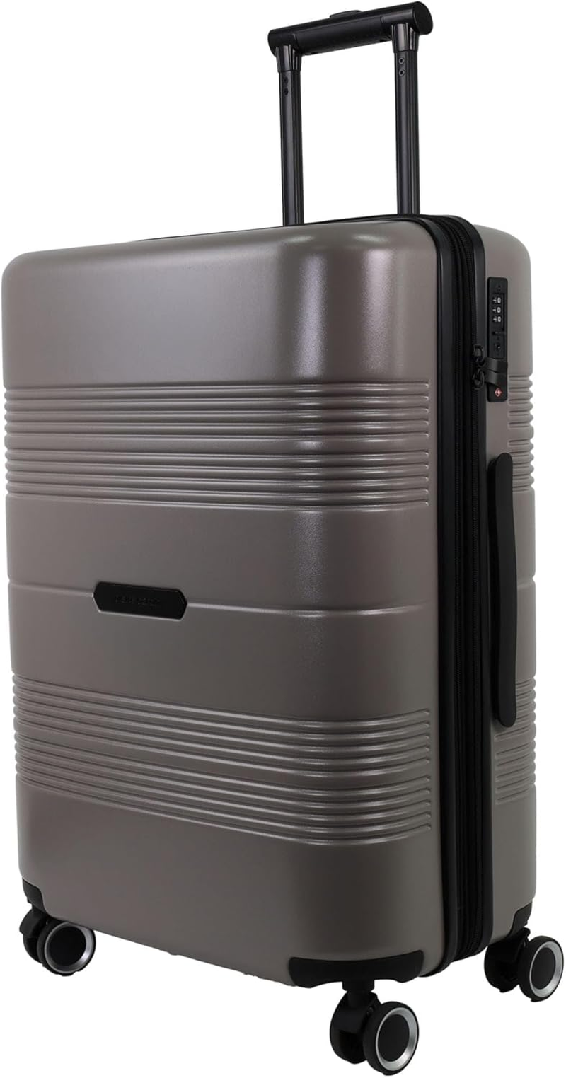 Pierre Cardin 54Cm Cabin Travel Hard Shell Suitcase in Black image number 6