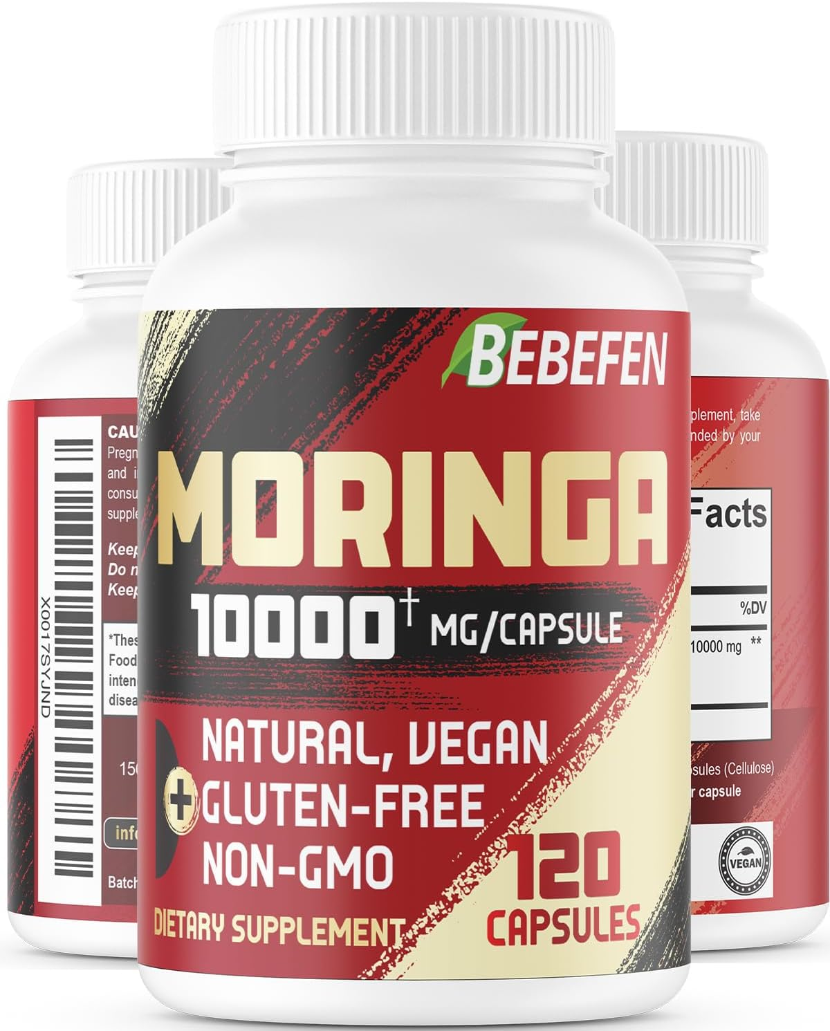 Moringa Capsules 10000Mg per Capsules, 120 Capsules 4 Month Supply