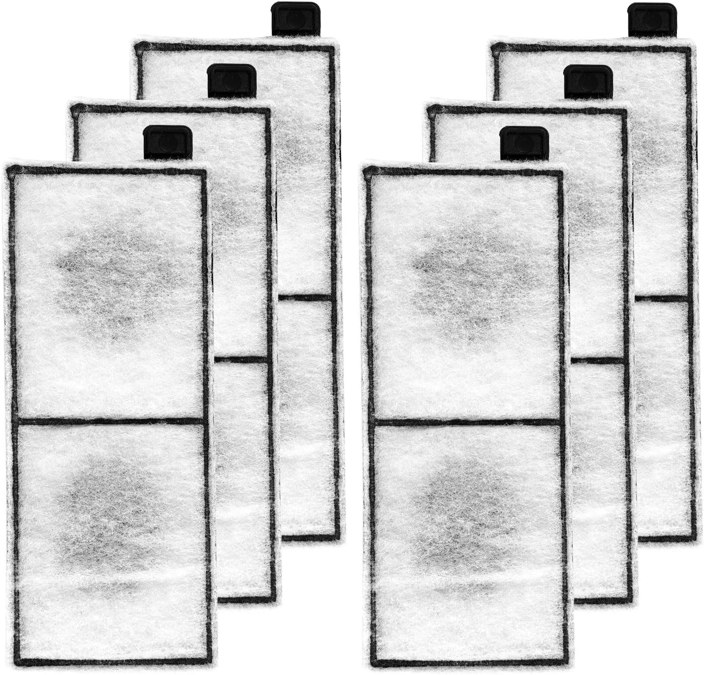 Gosknor 6Pcs Filter Cartridges Compatible with Top Fin RF-L, Aquarium Filters Replacement Activated Carbon Large Retreat Filter Cartridges Accessories for Top Fin RF-L Filters image number 4