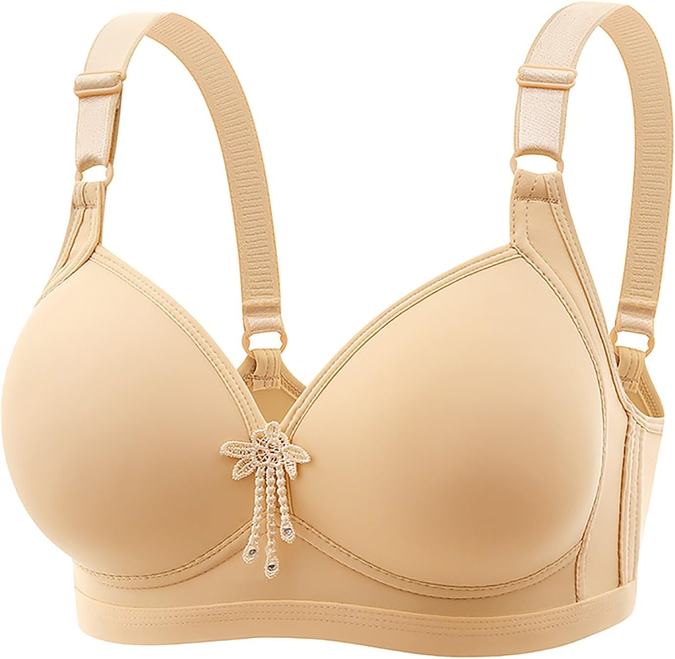 Black Lace Bralette Women'S Sports Bras Ped Pack Womens Non Wired 36C plus Size High Impact Maternity Pregnancy Supportive Doreen Bralettes Maternity Ladies Packs of 2 Full Support