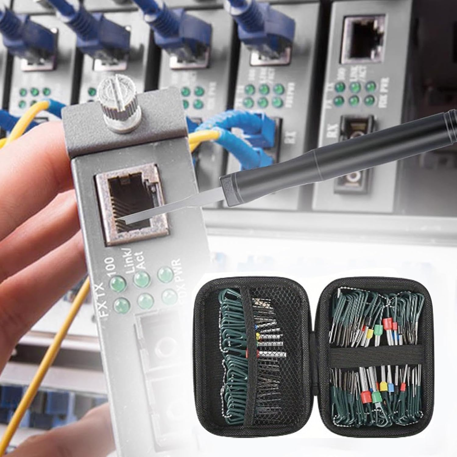 Gupcaqosjw Terminal Removal Tool Kit - Terminal Ejector Kit for Car - 172X Electrical Connector Pin Removal Tool Kit, Pin Extractor Terminal Release Tool Set for Car image number 4