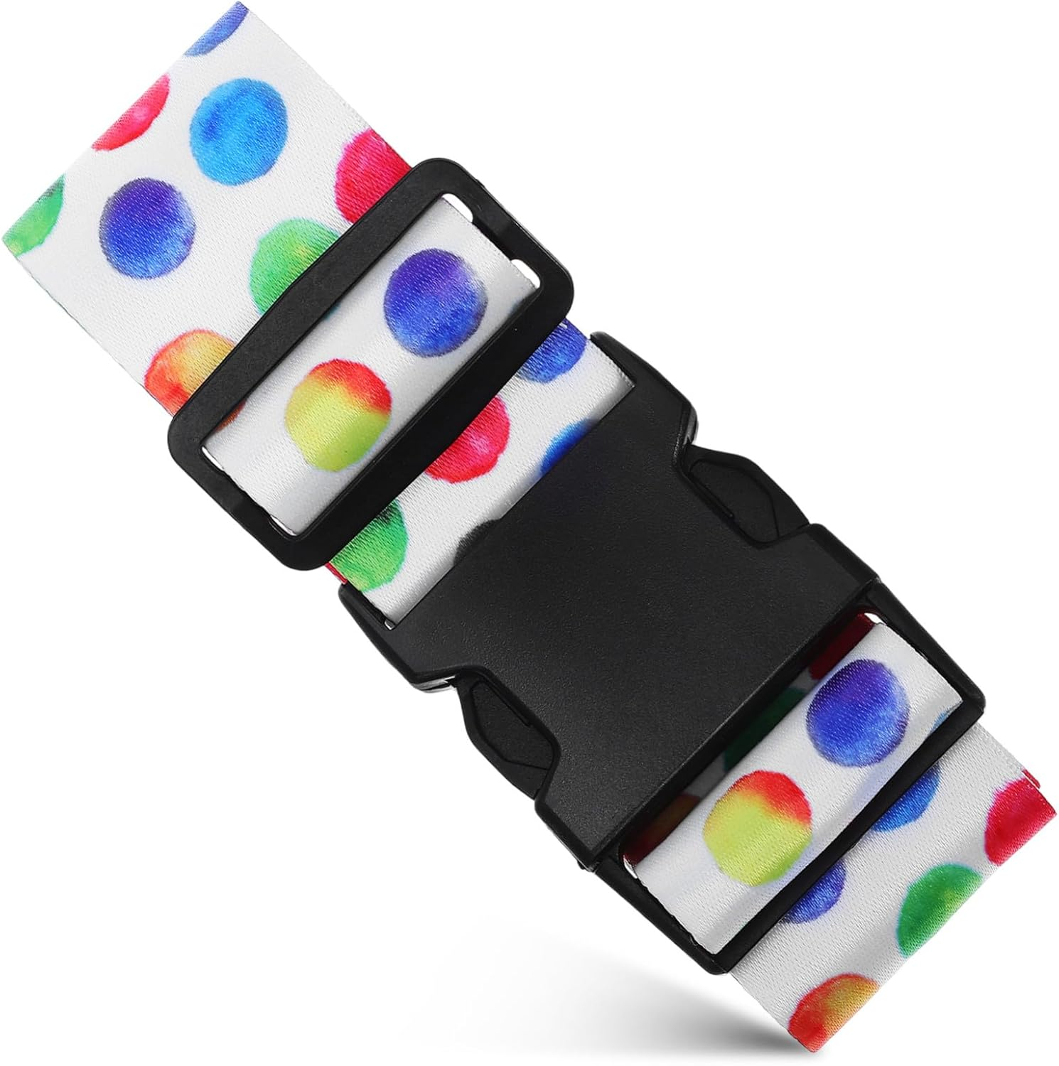 CLISPEED Adjustable Lockable Luggage Strap Polyester Suitcase Belt for Travel with Strong Stitching Security Band Suitable for Various Suitcases and Bags image number 3