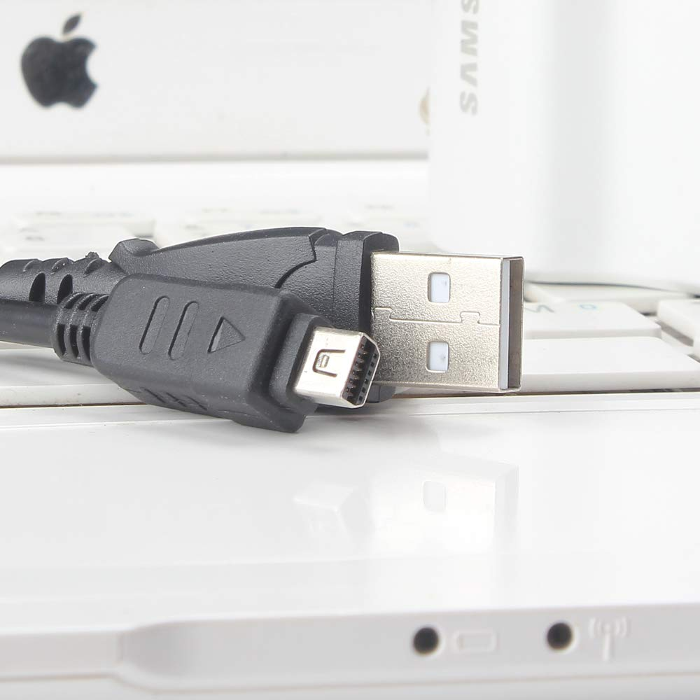 GONOLOWAY CB-USB5 USB Cable Replacement 12Pin CB-USB6/CB-USB8 Camera Transfer Data Sync Charging Cord Compatible with Olympus Digital Camera E330 E-410 E520 SZ-10 Olympus Tough TG-1 and More (4.9Ft) image number 2