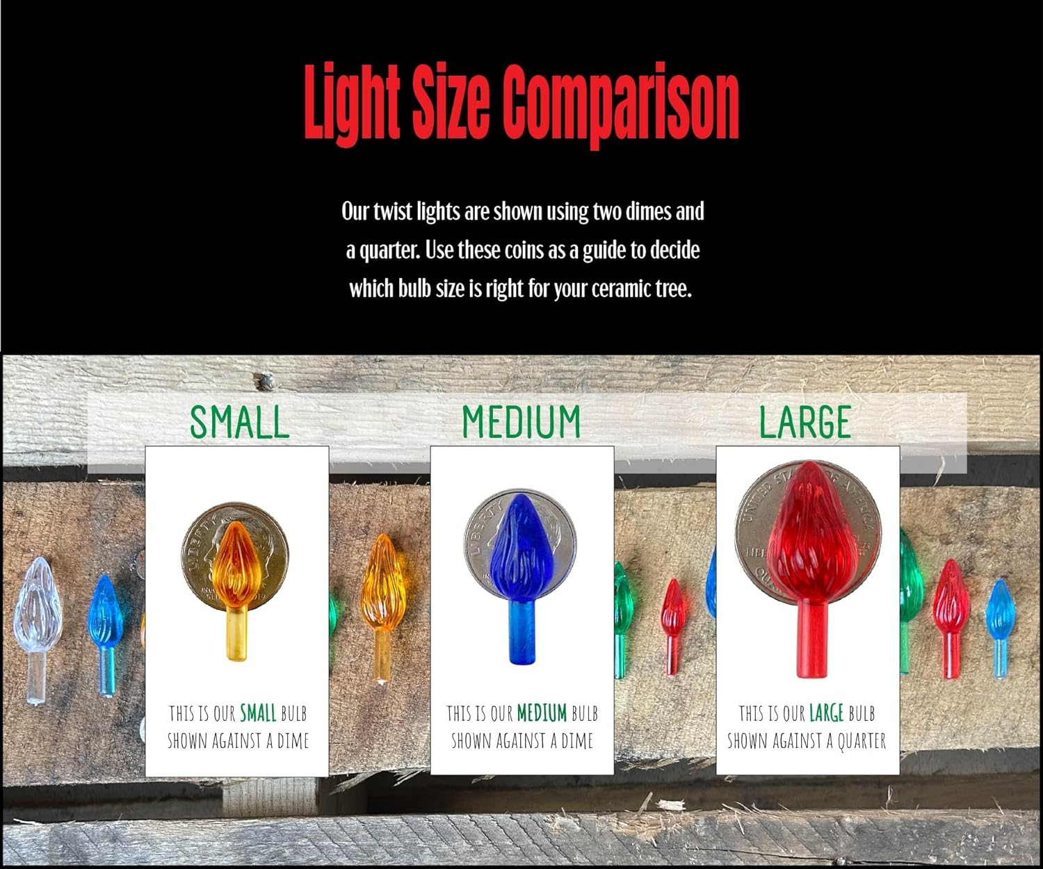 National Artcraft Medium Twist-Style Ceramic Christmas Tree Lights - Blue (144 Pcs) image number 1