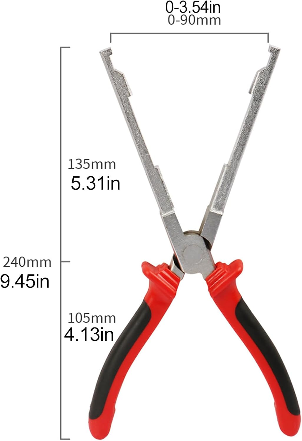 Electrical Plug Pliers, Glow Plug Socket Pliers, Preheated Splice, 9.44I Inches Long, Straight Jaw Ergonomic Grip, Long Lasting Auto Maintenance Tool image number 2