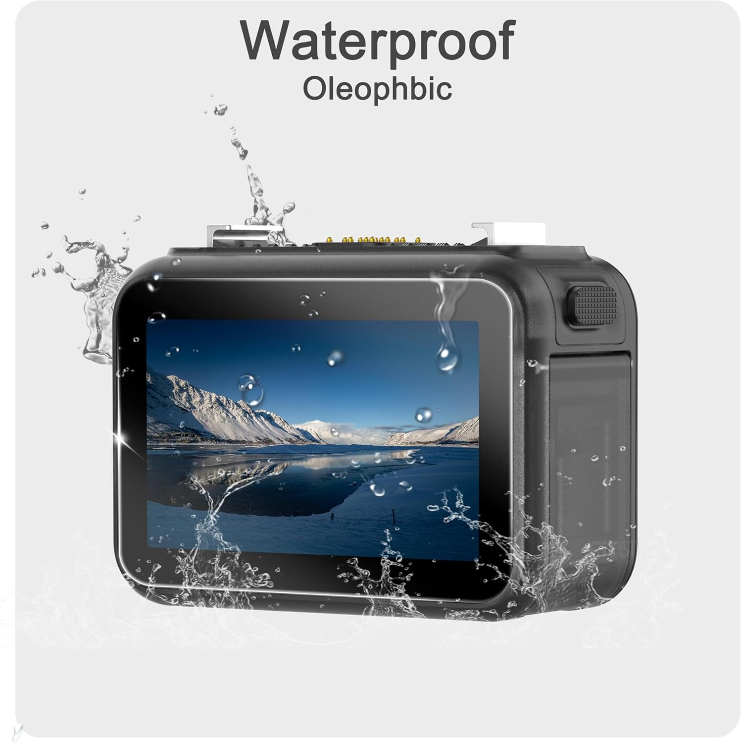 Fitstill 3Pack Screen Protector Appliable for DJI Osmo Nano,Ultra HD 9H Hardness Tempered Glass+Lens PET Protector+Rubber Lens Cover,Scratch Resistant Anti-Fingerprint Bubble Free Camera Accessory image number 1