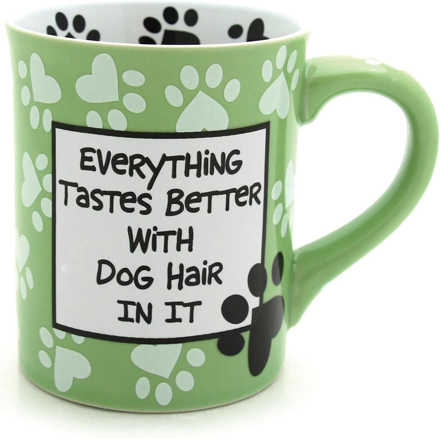 Enesco Our Name Is Mud &ldquo;Dog Mom, 16 Oz. Stoneware Mug, 1 Count (Pack of 1), Multi Color image number 3