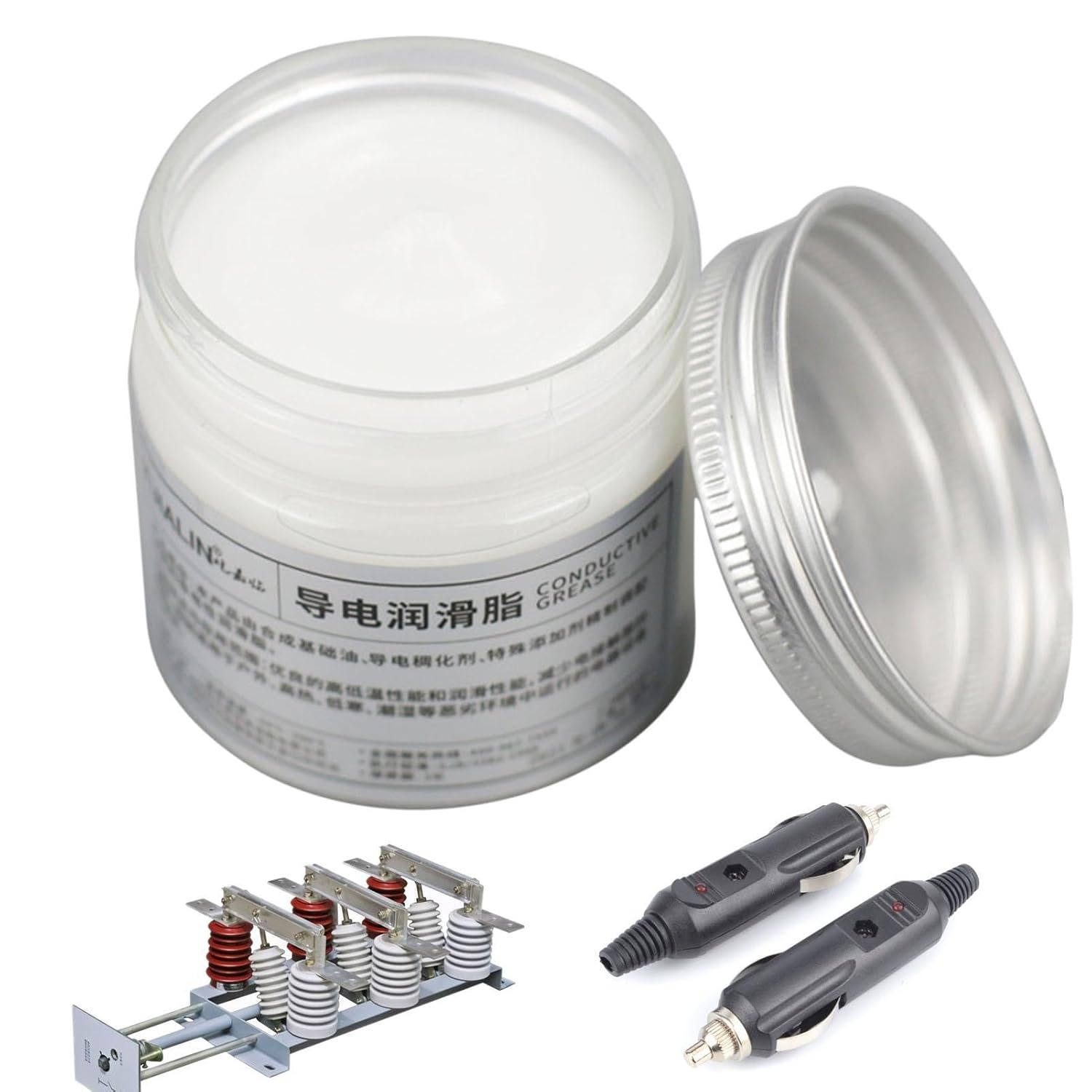 Conductive Grease - Electrical Conductive Paste |100G Grease & Lubrication for a Variety of Power | Automotive Equipment, Household Appliances & Power ES. Achieve Maximum Conductivity image number 5