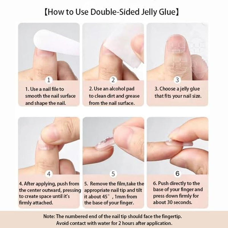 French Press on False Nails, Red Bow Checkered Cherry Flower Fake Nails, Romantic Love Style False Nails, Shiny Acrylic Artificial Nails for Valentine&rsquo;S Day and Daily Dating,24 PCS(11) image number 6