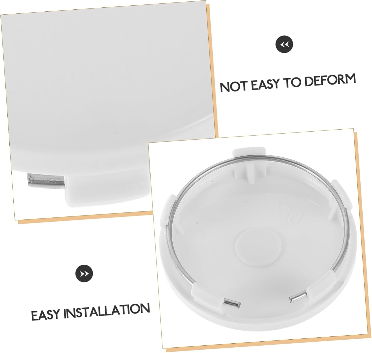 CHICAMPERA 4Pcs Car Wheel Center Cover Tire Center Hubcap for Rims Hub Centric Cap Automotive Hubcaps Wheel Rim Cover