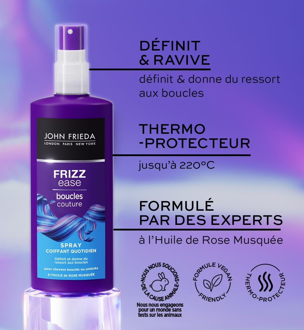 JOHN FRIEDA Frizz Ease Spray Coiffant Boucles Couture - 200 Ml image number 2