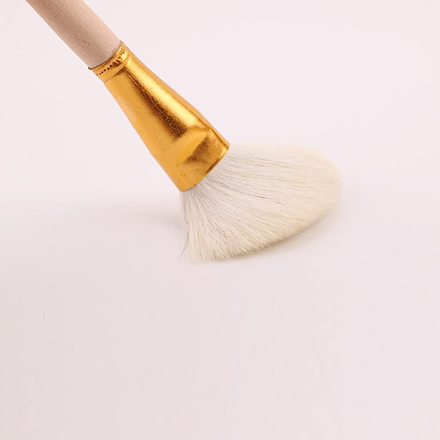 10Pcs Gilding Brush Pen Set, Gold Leaf Sweeper Paint Brush, Goat Hair Pen for Foil, Leaf Sheets, Flakes, Art Crafts Supplies image number 3