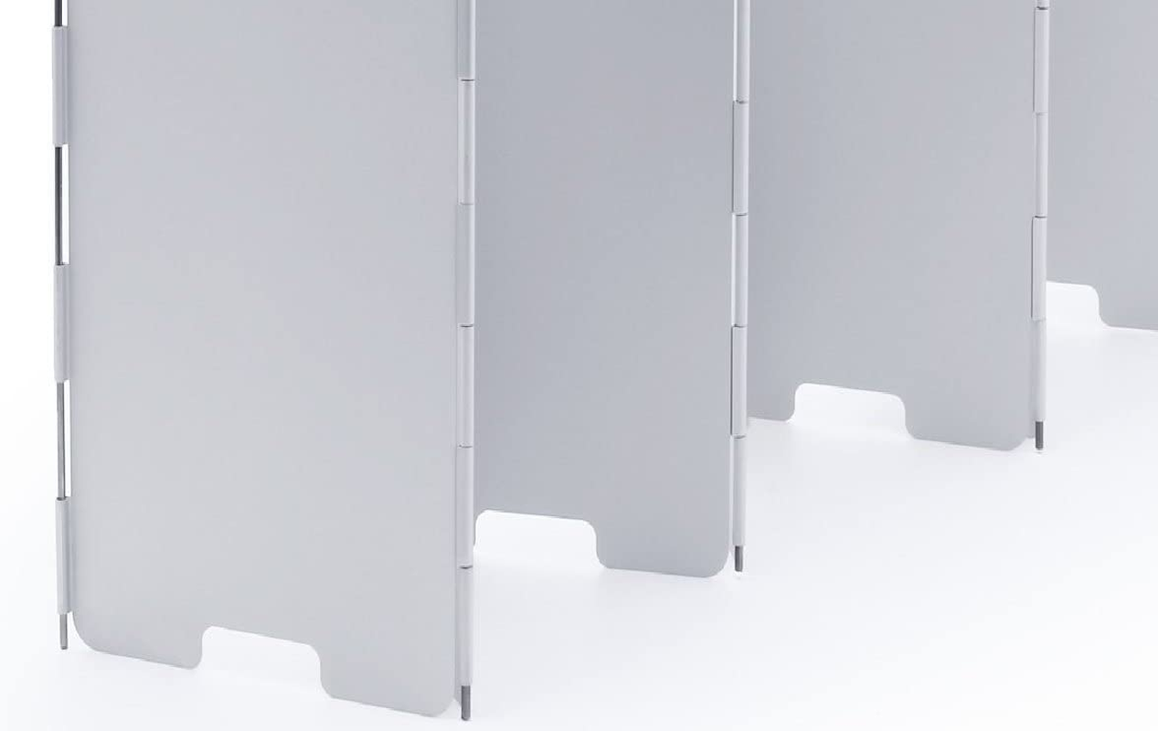 HIGHROCK 10 Plates Fold Foldable Outdoor Camping Cooker Stove Wind Shield Screen image number 2