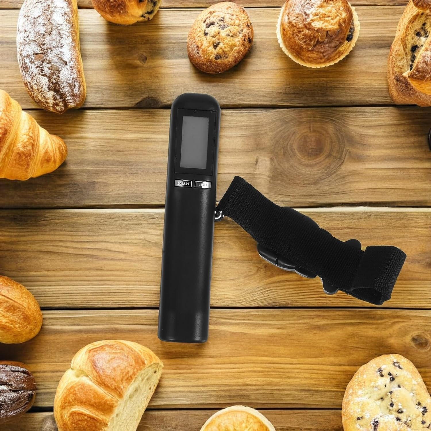 WESIEVYA Portable Digital Luggage Scale with Backlit LCD Hanging Display for Travel Auto Shut-Off Lightweight Baggage Weight Checker for Suitcases and Bags image number 3