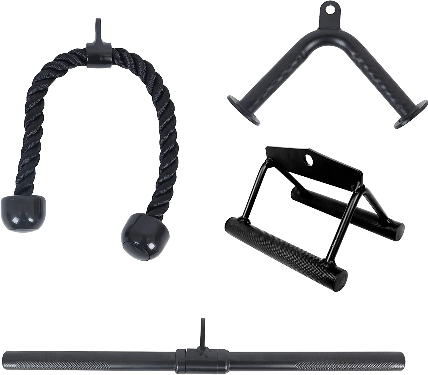 Signature Fitness Multifunktionaler Verstellbarer Power-K&auml;fig Mit J-Haken, Sicherheitsgurten Und Optionaler Lat-Pulldown-Befestigung Und Kabel-Crossover, Mehrere Stile image number 1