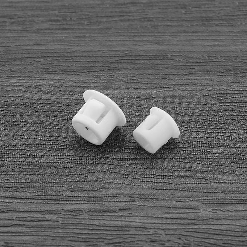 100Pcs Plastic Hole Plug Replacement Flush Type Hole Plugs Snap Furniture Fencing Post Pipe Insert End Caps Accessories round Snap in Type Locking for Cabinets Window Frames (White) image number 4