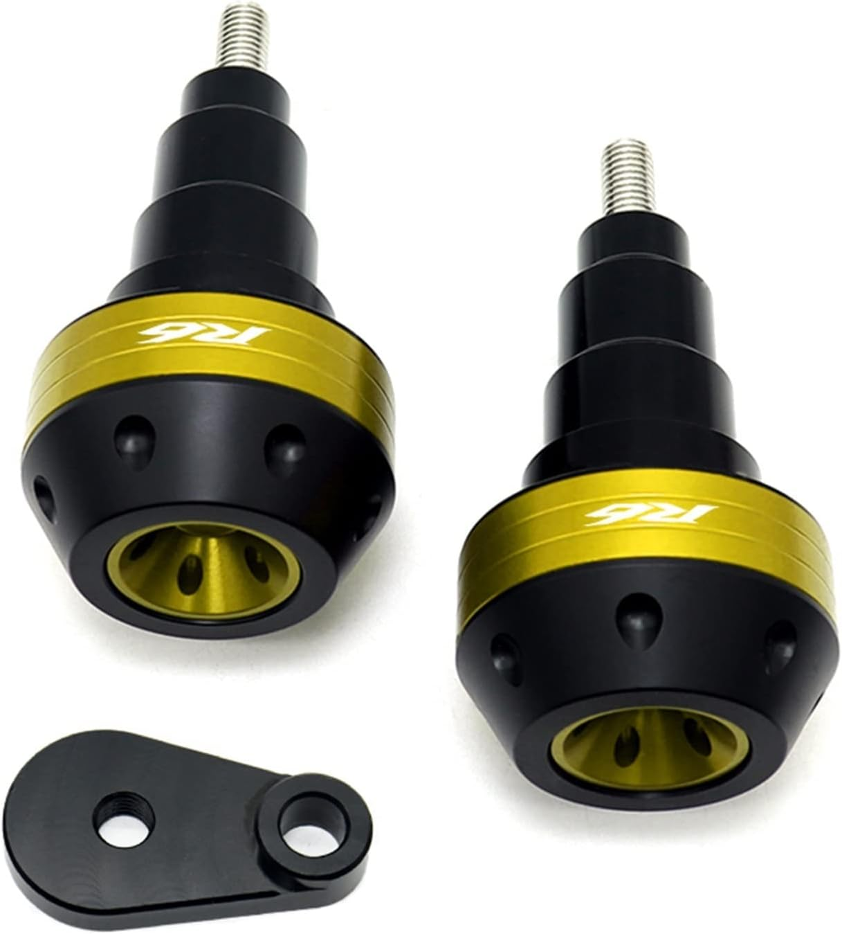 Motorbike Frame Sliders for Y┐AMAHA YZF R6 2006-2016 Fairing Guard anti Crash Pad Protector Accessories R6 Motorcycle Falling Protection Frame Slider (Color : Gold) image number 2