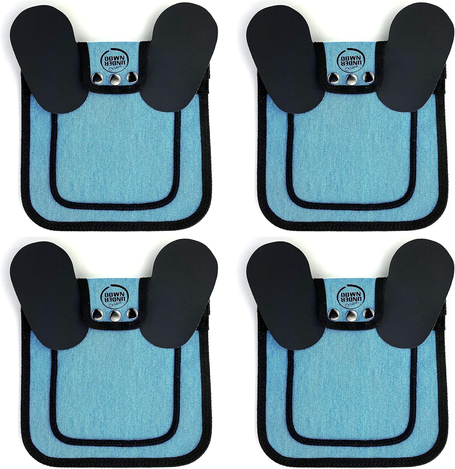 DOWN under OUTDOORS 4 Pack Premium Chicken Saddle with Adjustable Straps to Suit Medium and Large Hens, Poultry Saver, Protector, Apron, Supplies, Care Products (Grey Mesh)&hellip;