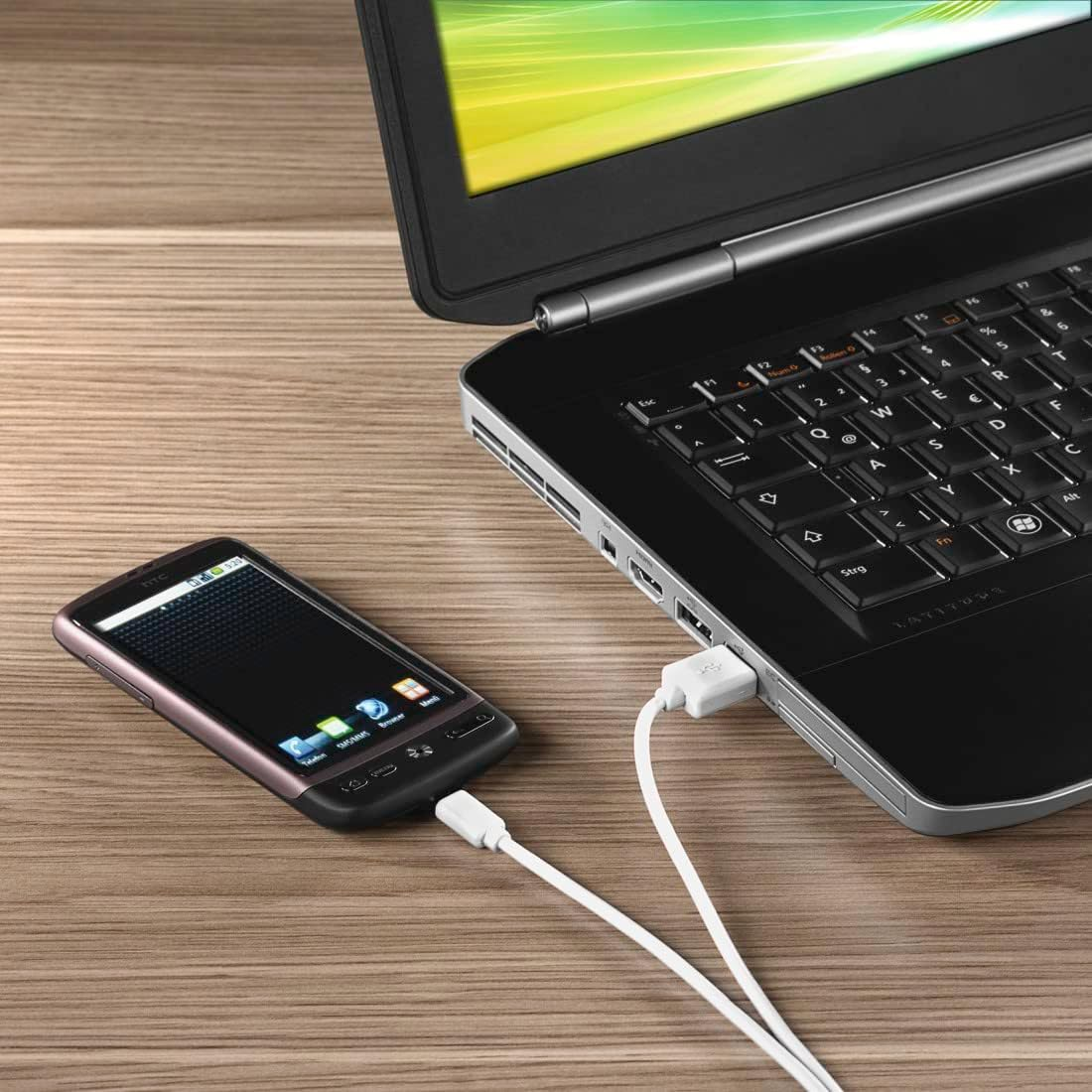 Hama Charging Cable USB a to Micro USB, 1.5 M (Quick Charge, Mobile Phone Charging Cable, Data Cable, USB Cable, Mobile Phone Cable, Charging Cable USB Type A, Micro USB, Maximum Compatible) White image number 3