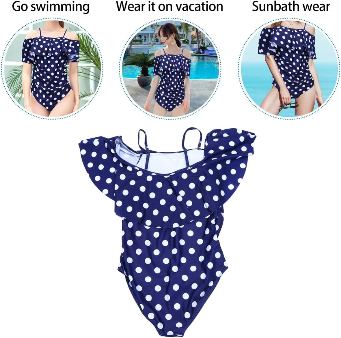 Maternity Inspired plus Size Women'S Swimwear Belly Support Bikini Size XXL image number 1
