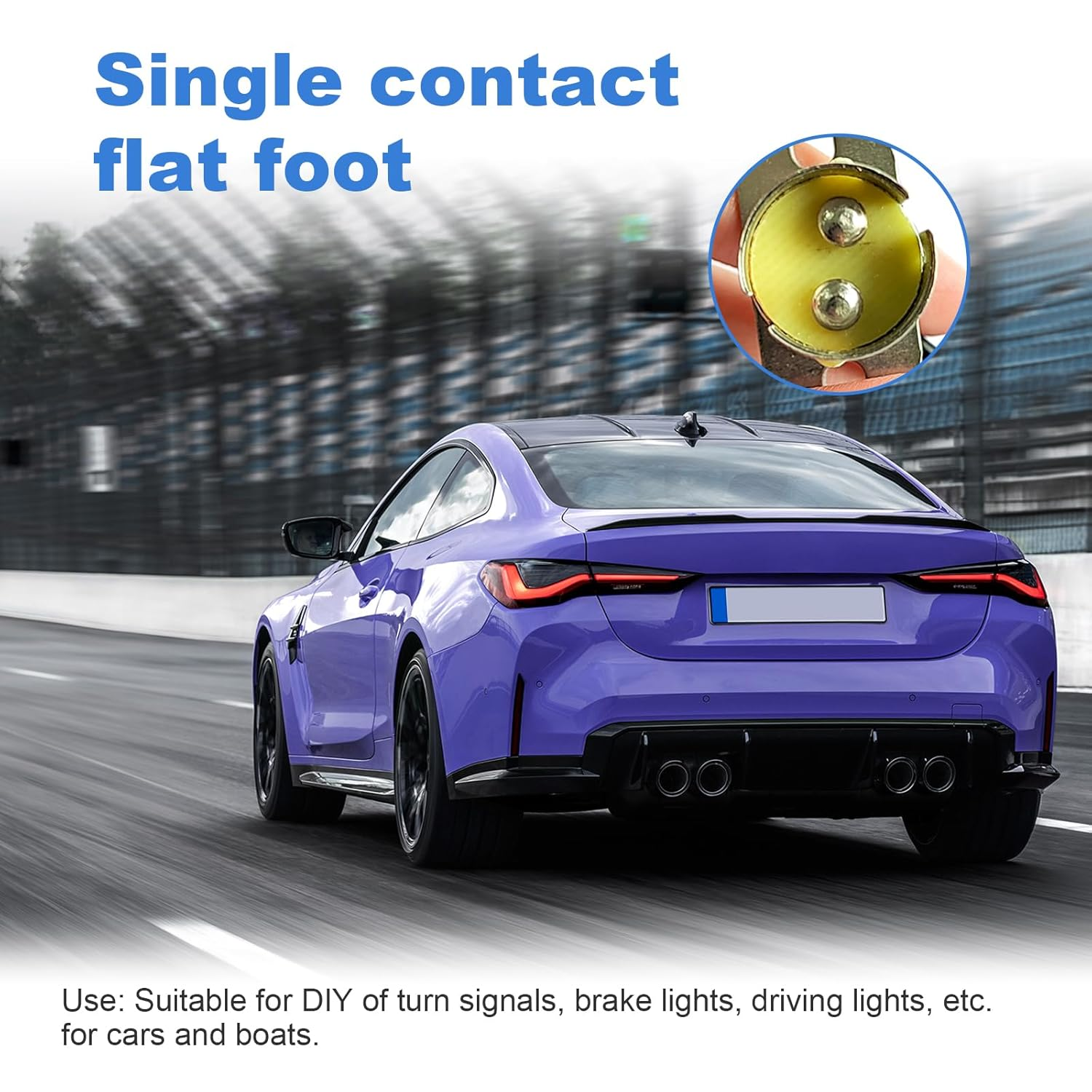 Augeny 2PCS Car Light Bulb Socket, BAY15D LED Bulb Light Lamp Socket Adapter, 1157 Light Bulb Socket Holder with Wire Connector, Automotive LED Bulb Socket for Car Truck (Short Bracket) - Ba15D-Short image number 6