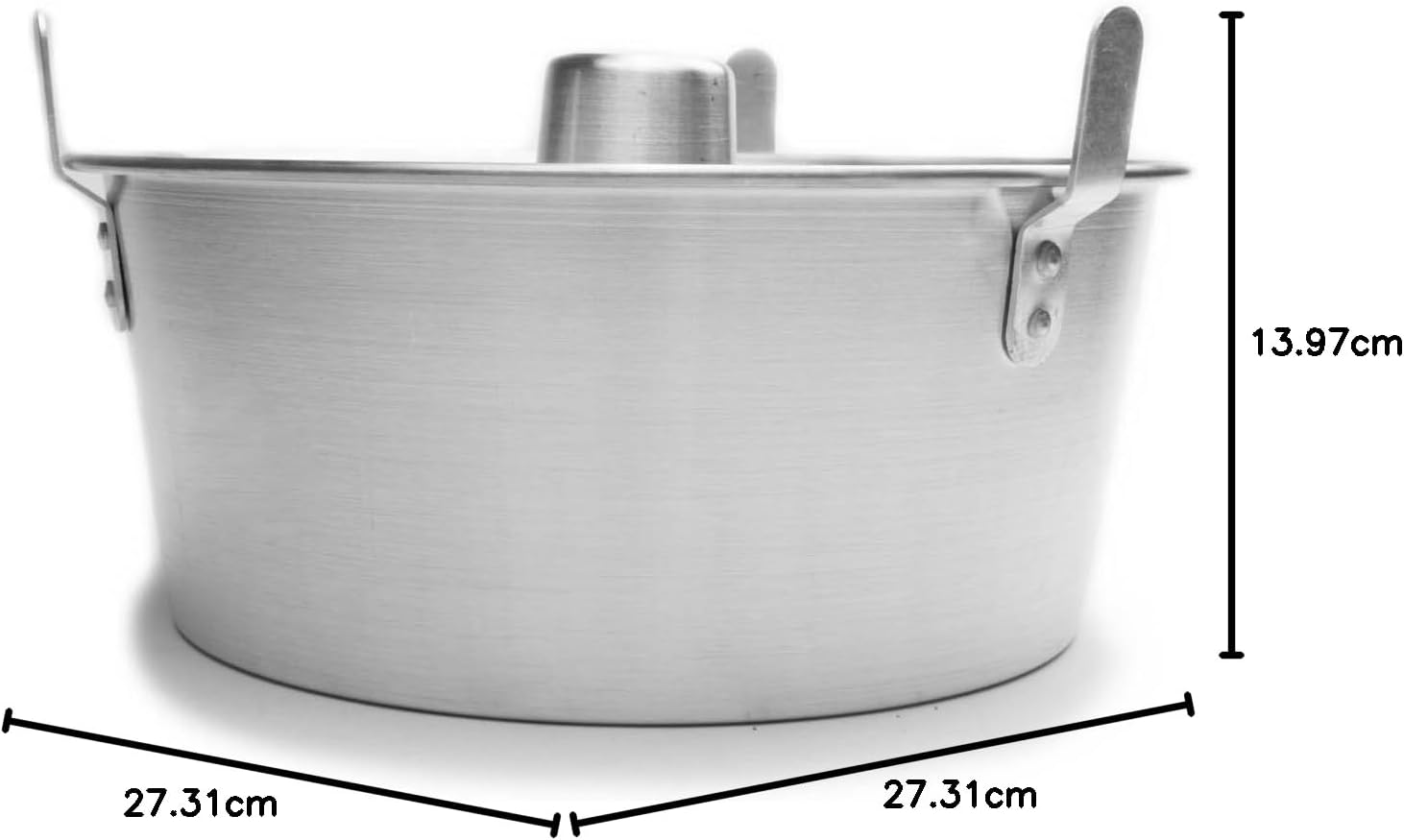 Fox Run 4795 Loose Bottom Angel Food Cake Pan, Aluminum, 10.75-Inch image number 3