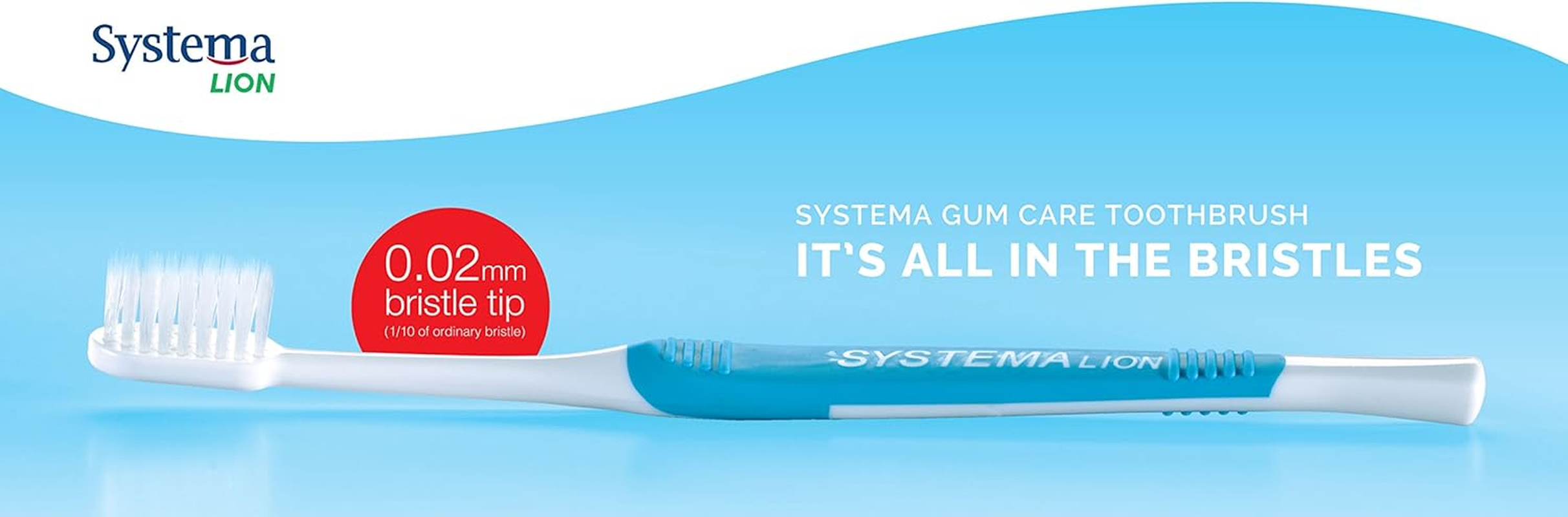SYSTEMA Gum Care Toothbrushes Medium Bristles Pkt of 4 Pcs (Regular Head) image number 6
