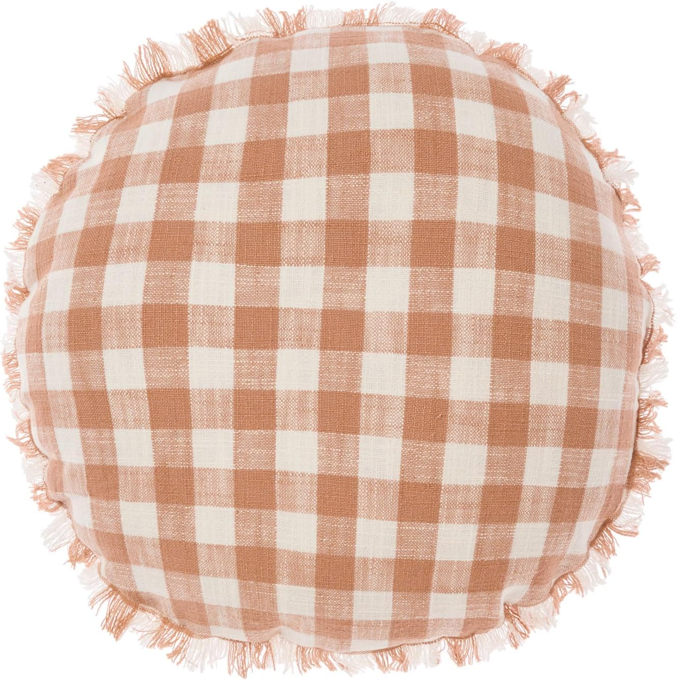 Linen House Tavola round Cushion, Gold, Size 45 Cm image number 2