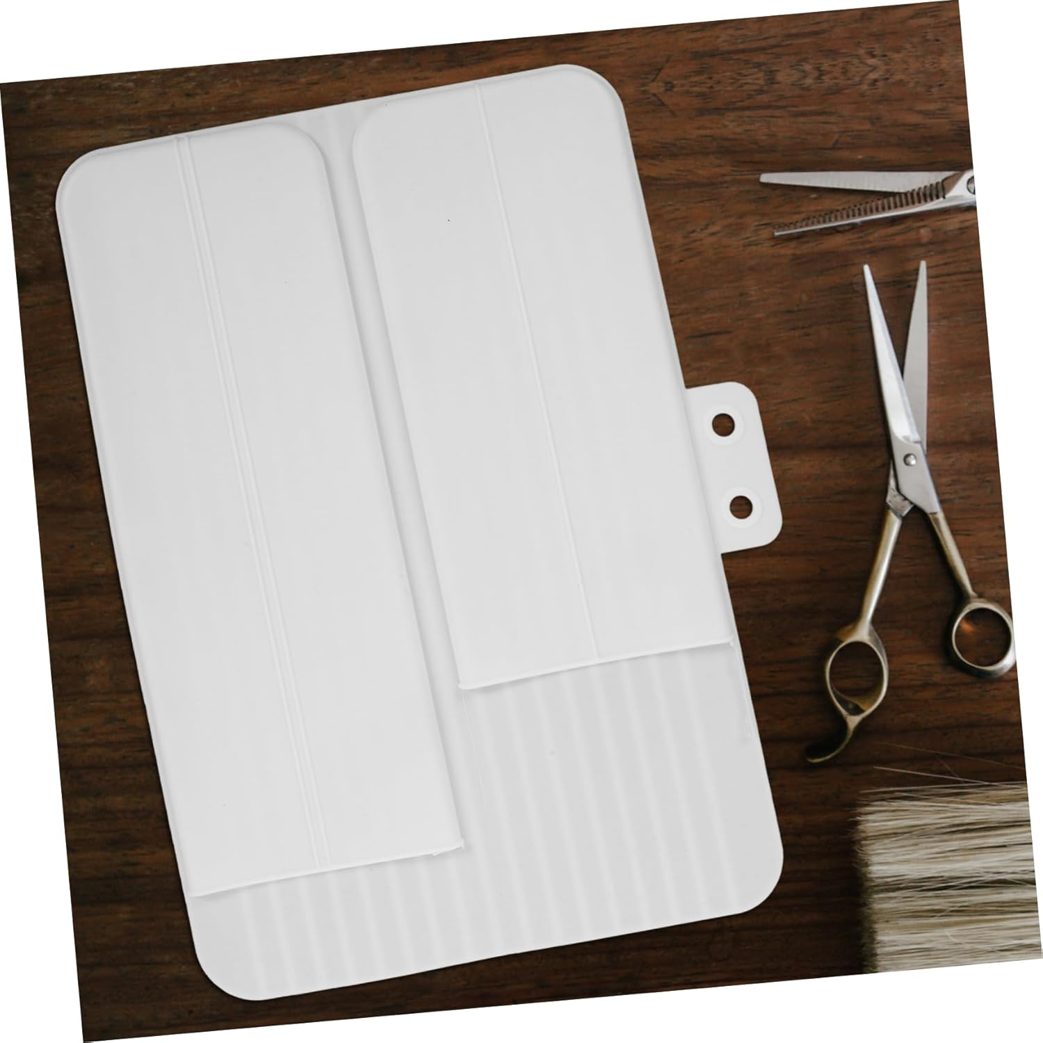 FOMIYES Silicone Curling Iron Holder Travel Pouch Heat Resistance for Hair Straighteners and Curling Wands White image number 5