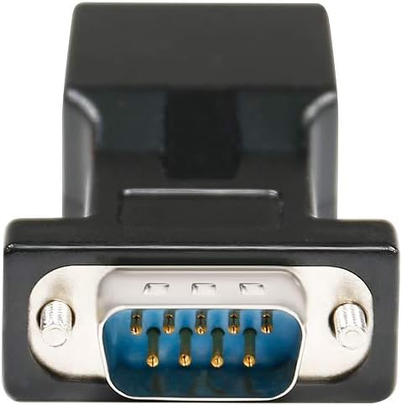 DTECH RS232 DB9 to RJ45 Serial Adapter DB-9 Female to RJ-45 Female and DB9 Male to RJ45 Female Ethernet Converter (2 Pack, DB9-F to RJ45-F and DB9-M to RJ45-F) image number 3