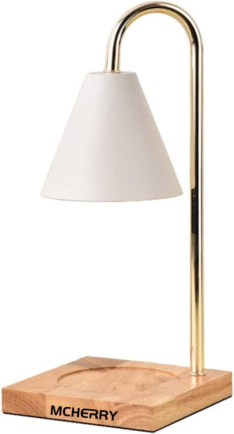 Candle Warmer Lamp, Compatible with Large Jar Candle, White Marble, Dimmable Candle Lamp Style Melter for Scented Candle, Wax Melt, Bedroom Sleep Aid Lamp for Home Decor (Black)