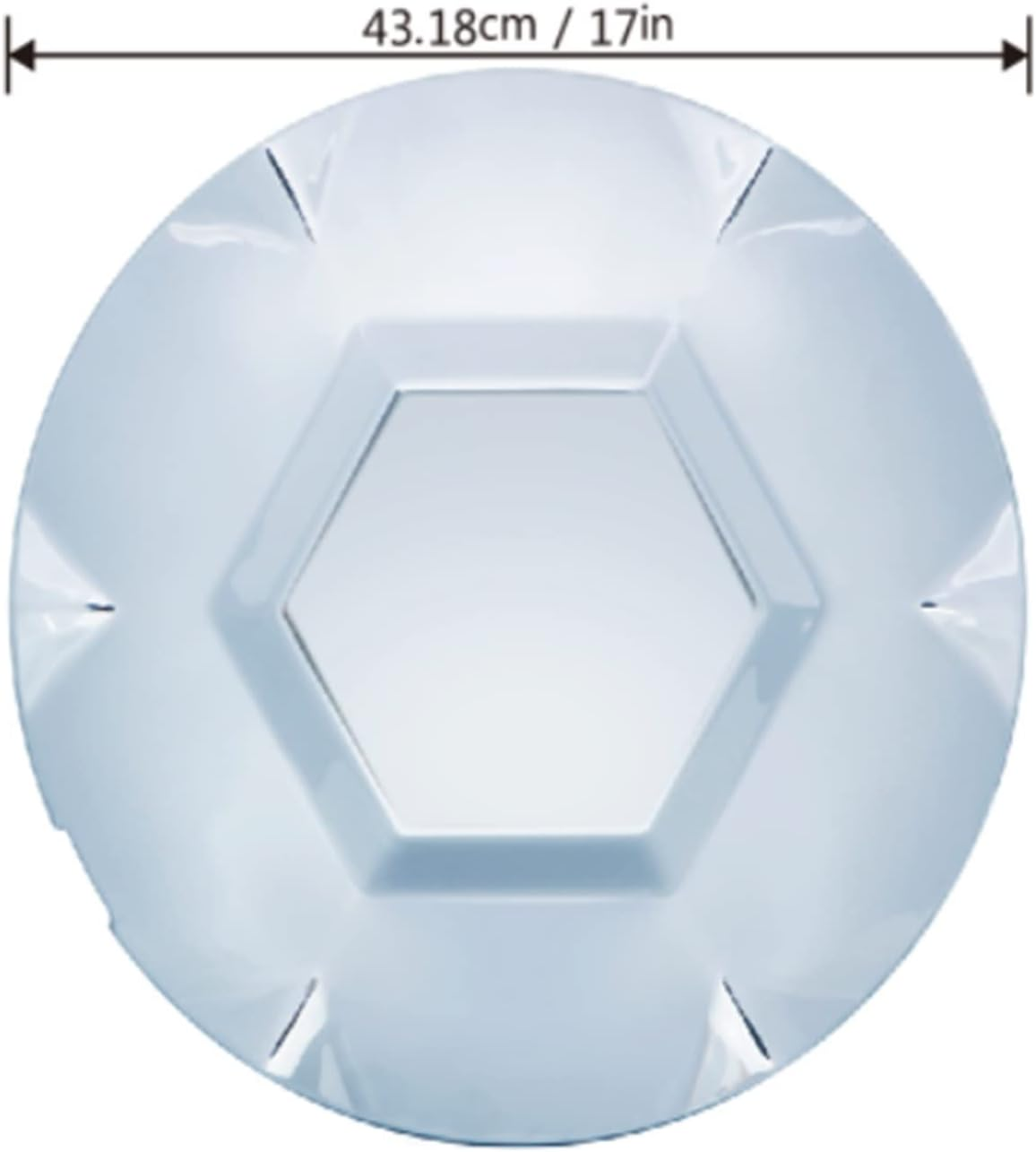 Jfqm Polished Wheel Center Cap 6 Spoke Fit for 2002-2007 GMC Envoy XL XUV 9593396