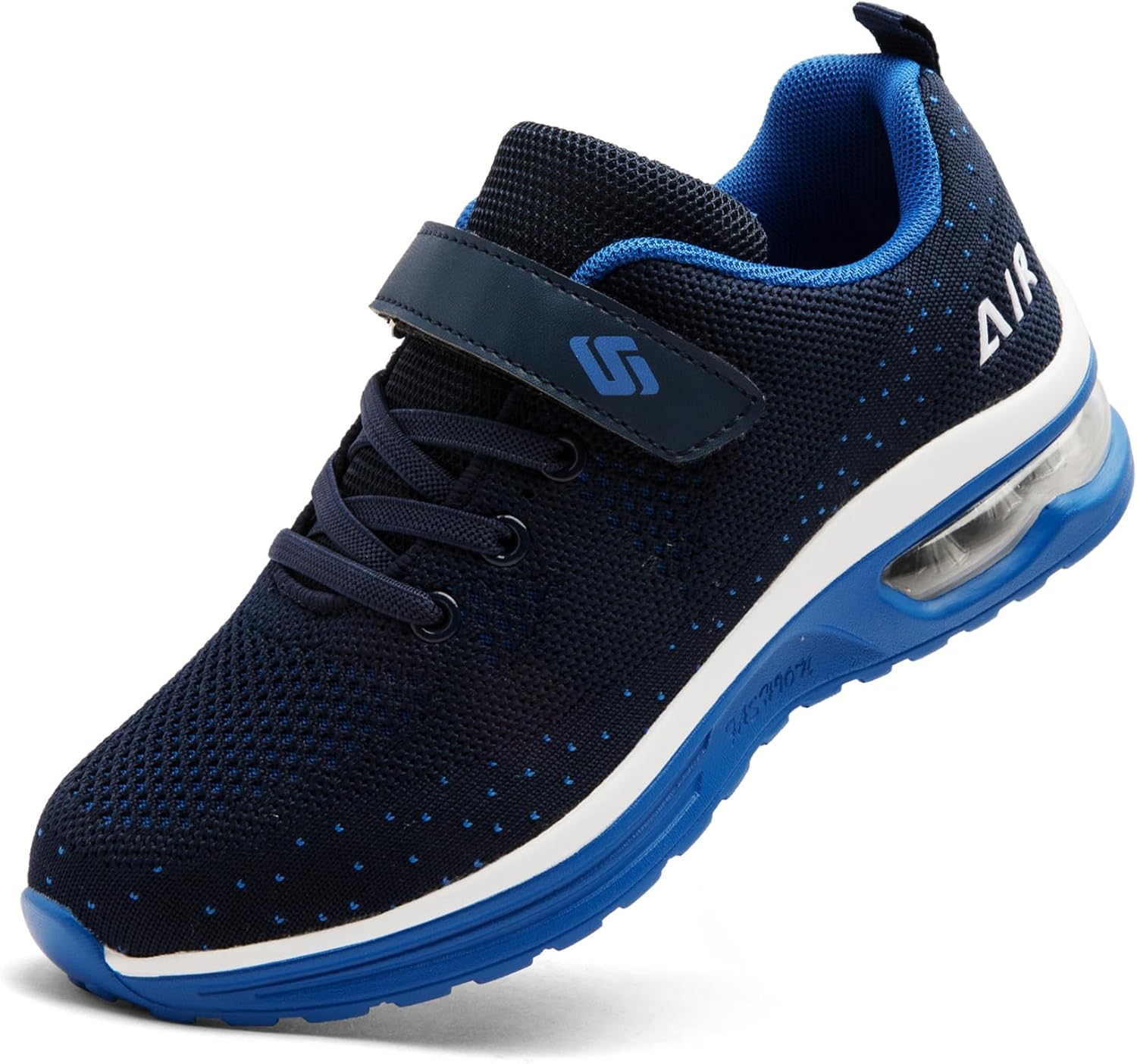 Xikoro Kids Sneakers Boys Girls Air Cushion Athletic Running Trainers Lightweight Breathable Walking Sports Tennis Shoes