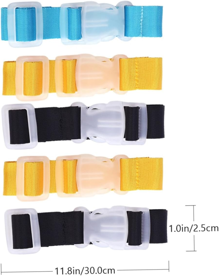 CALLARON 5Pcs Luggage Buckle Straps Suitcase Belts Travel Hanging Buckles for Secure Baggage Attachment image number 6