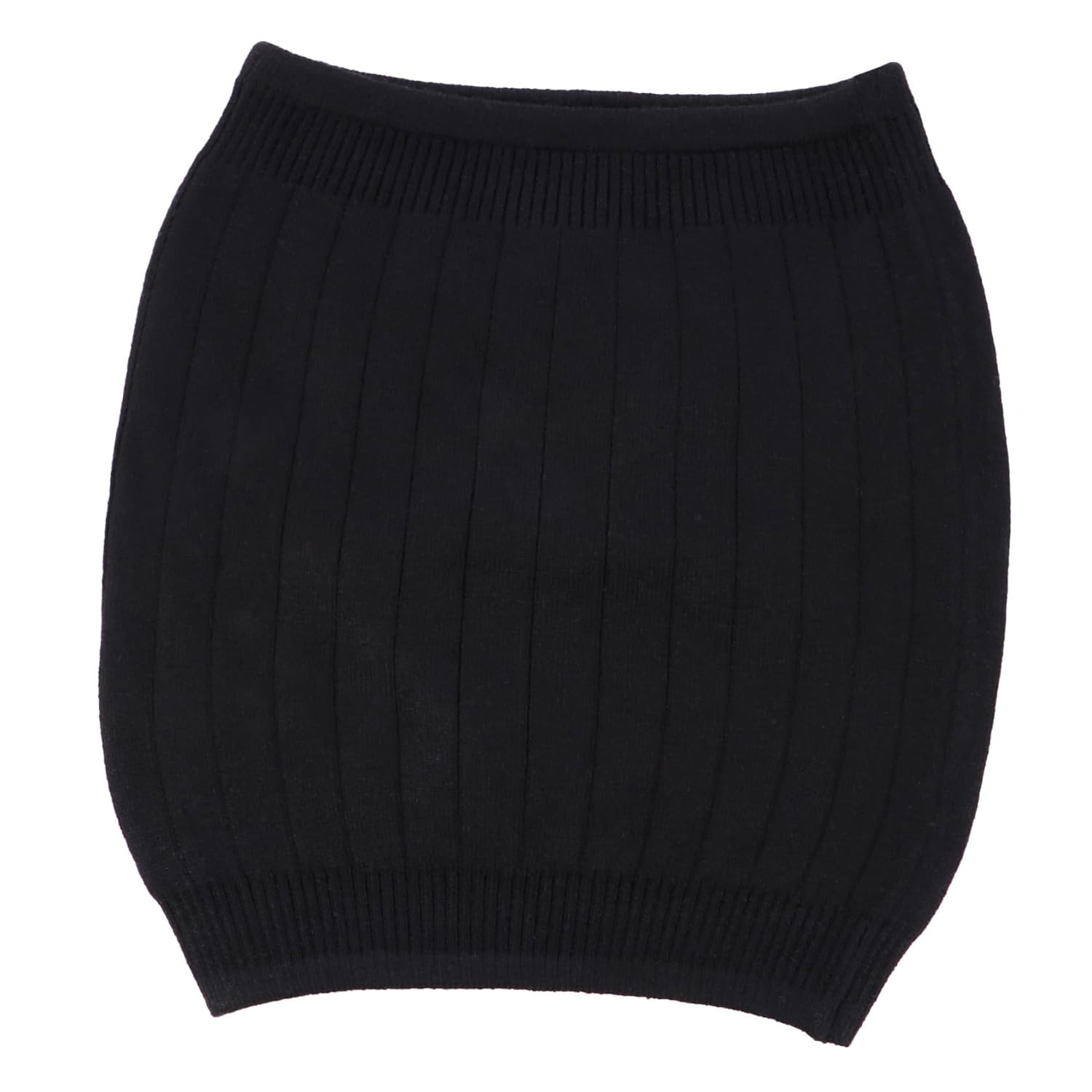 SHERCHPRY Warm Wool Kidney Belt Waist Support Stomach Warming Protector Thick Thermal Waist Wrap Black L Winter Abdominal Support for Cold Weather image number 4