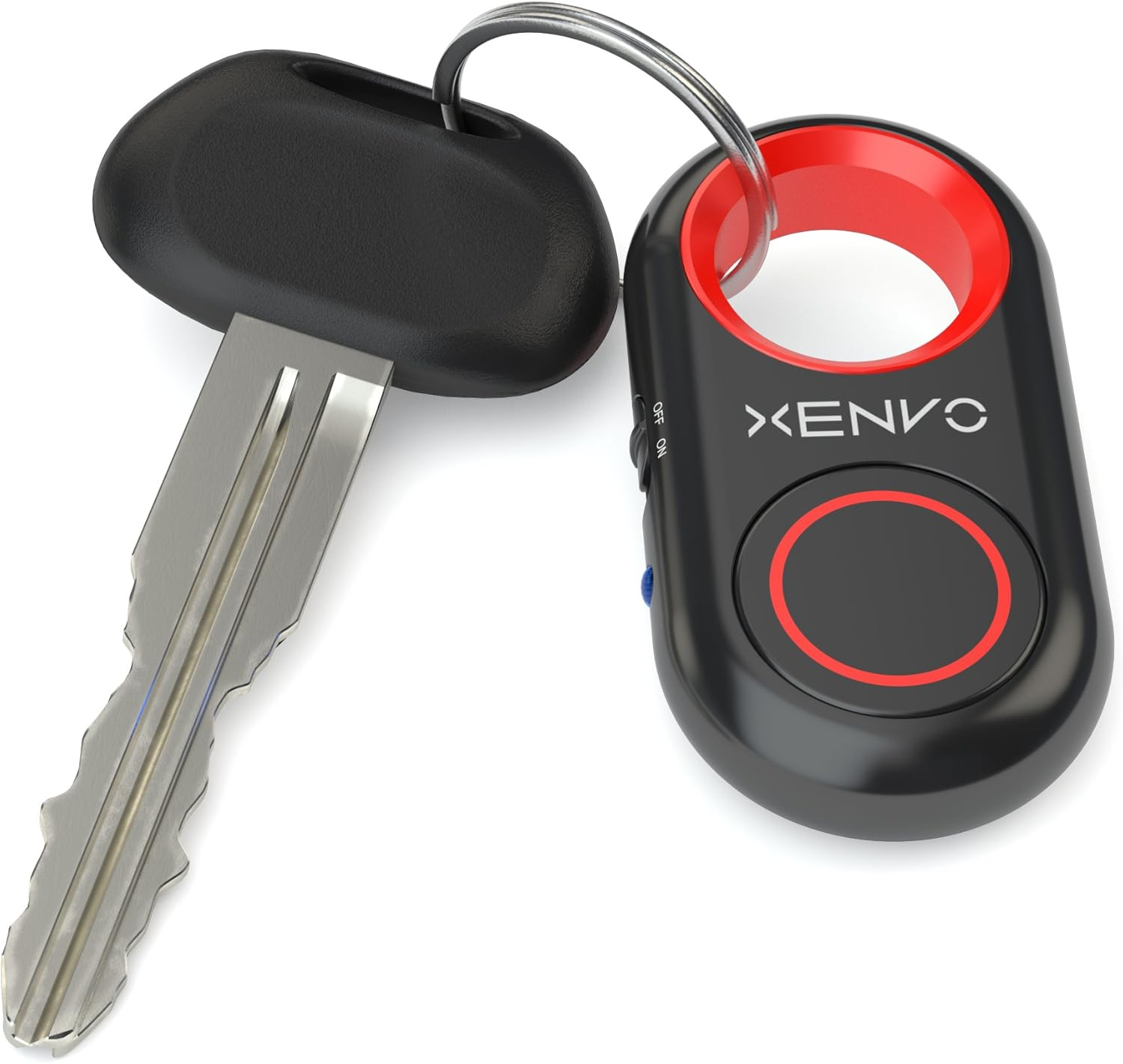 Xenvo Shutterbug - Bluetooth Remote Control Camera Shutter and Wireless Selfie Button Clicker, Compatible with Iphone, Ipad, Android, Samsung, and Google Cell Phones, Smartphones and Tablets Red - White image number 4