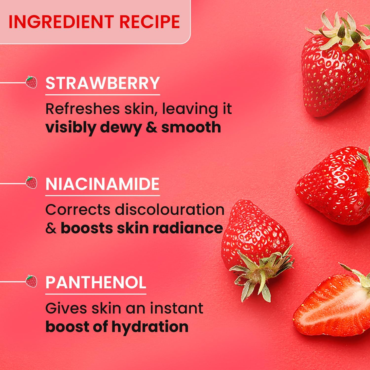 DOT & KEY Strawberry Dew Strobe Cream for Face Skin Radiance Cream | Moisturizer & Highlighter for Face | for Dewy Glazed Instant Glow | Boosts Hydration | for All Skin Types | for Women & Men | 30Ml image number 5