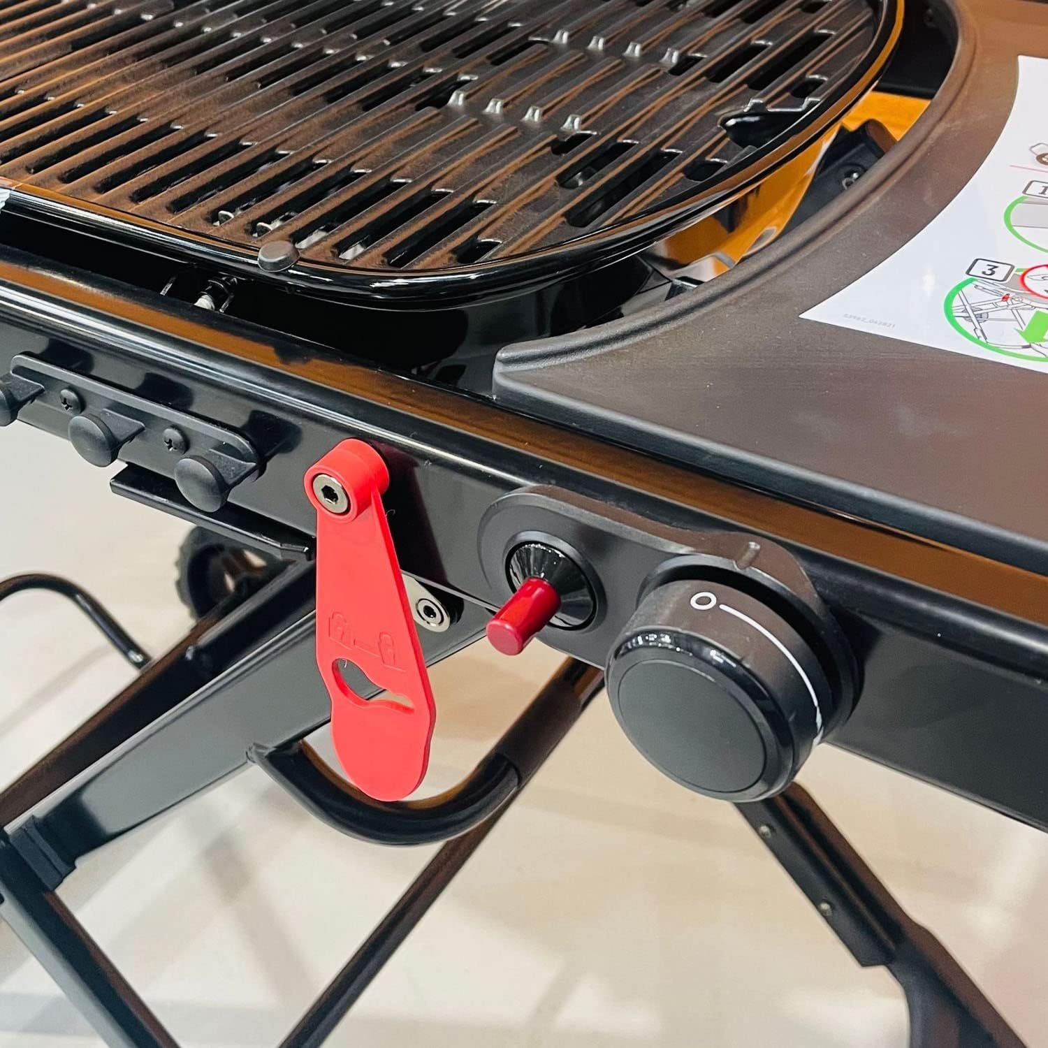 Delsbbq Burner Tube Kit for Weber Traveler Portable Gas Grill, Grill Burner with Ignitor Kit Replacement Part for Weber Traveler Portable Gas Grill 9010001, 19001, 80463 image number 5