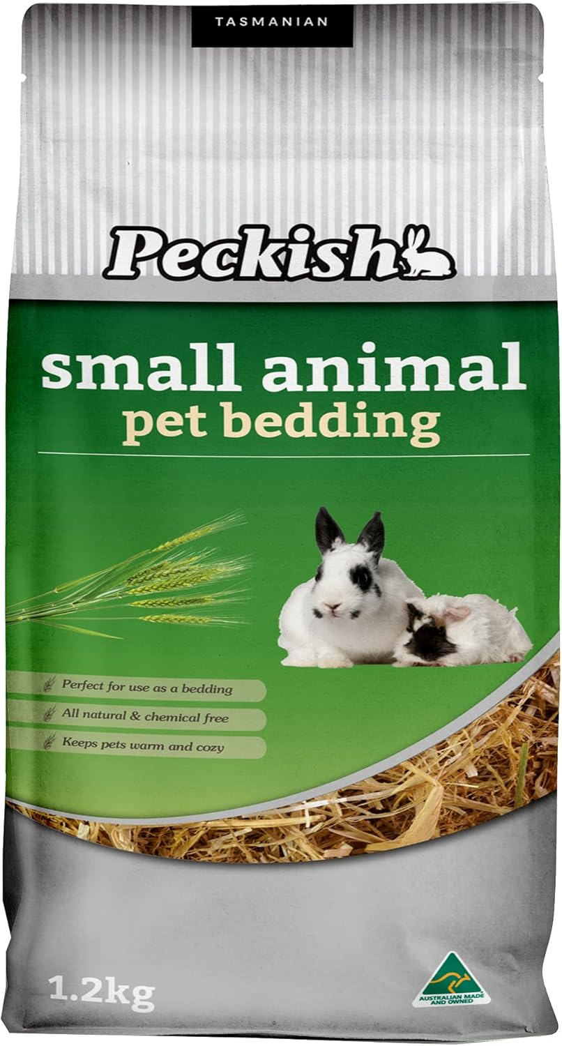 Peckish Small Animal Pet Bedding, 1.2 Kg - Provides Warmth Naturally, Allows Burrowing, High Fibre Source, Encourages Physical Activity - Ideal for Keeping Pets Cosy on Cold Nights