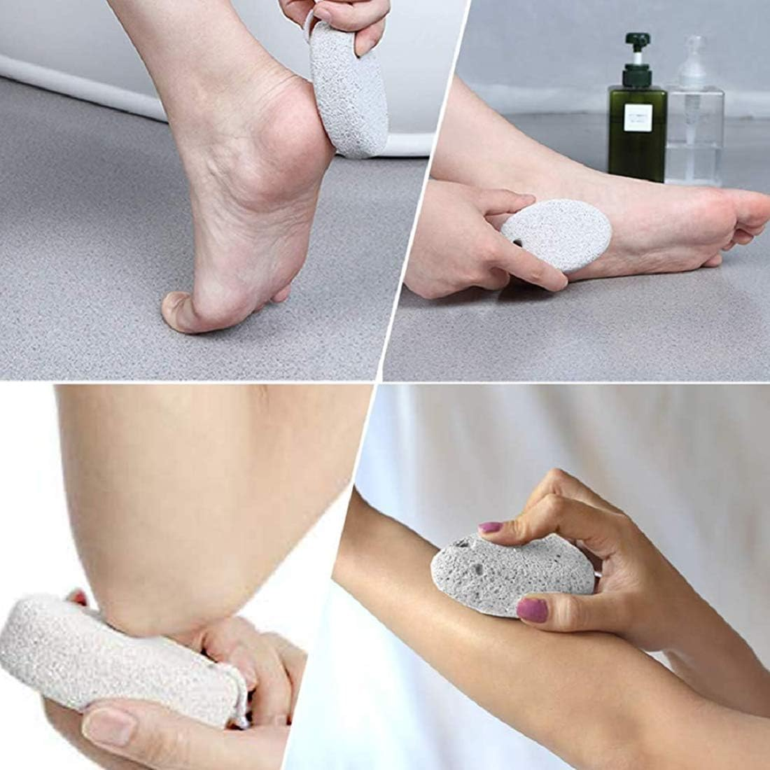 Myynti Foot Scrubber Stone for Dead Skin Remover for Dry Dead Skin, Heels, Elbows, Hand Foot Care (Pack of 1) image number 2