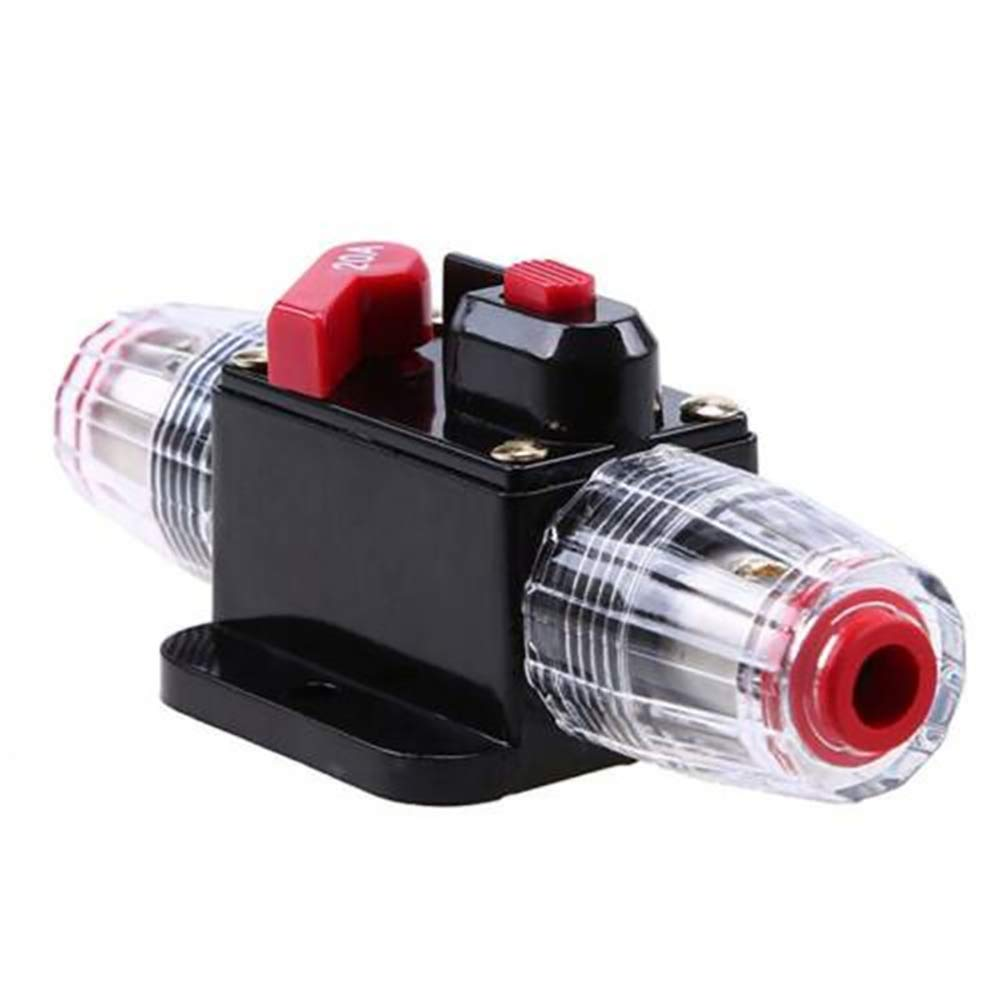 12V Circuit Breaker, Fuse Holder, Inline Fuse Block for Car Audio Solar Inverter System Protection,20A/30A/40A/50A/60A/80A/100A image number 2