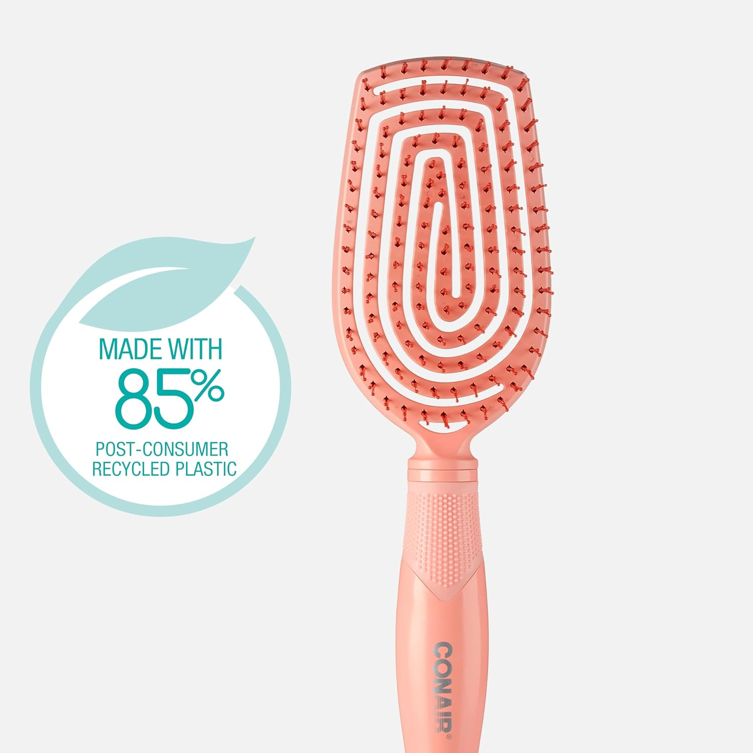 Conair Scalp Care Detangling Hairbrush - Curly Hair Brush - Scalp Massager - Hairbrushes for Women & Men - Detangler for All Lengths - Can Use Wet or Dry - Standard image number 5
