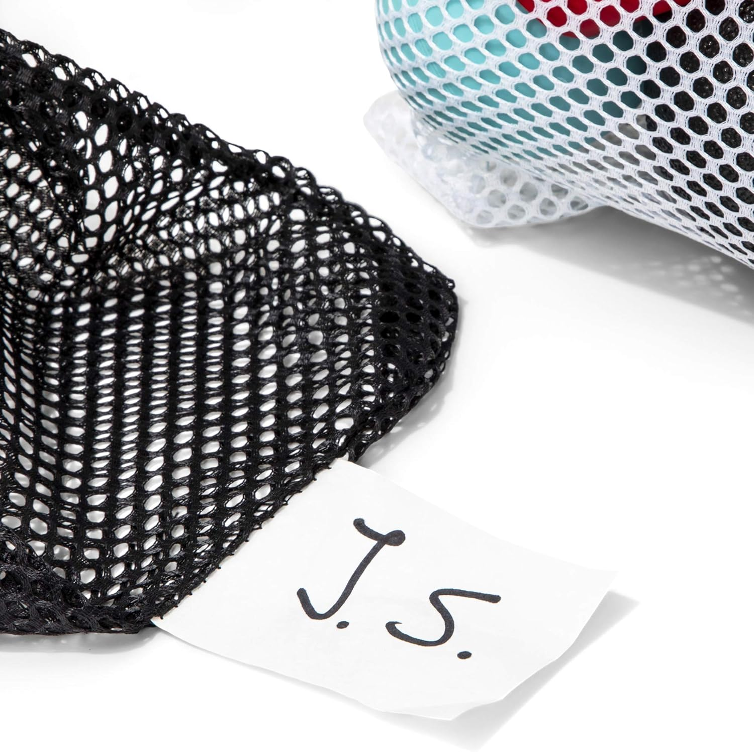 Champion Sports Mesh Equipment Bag &ndash; Heavy-Duty Nylon Drawstring Bag with Lock & ID Tag, Breathable Storage Sack for Balls, Swim Gear, Laundry & Toys, Multiple Sizes & Colors - Dark Navy image number 5