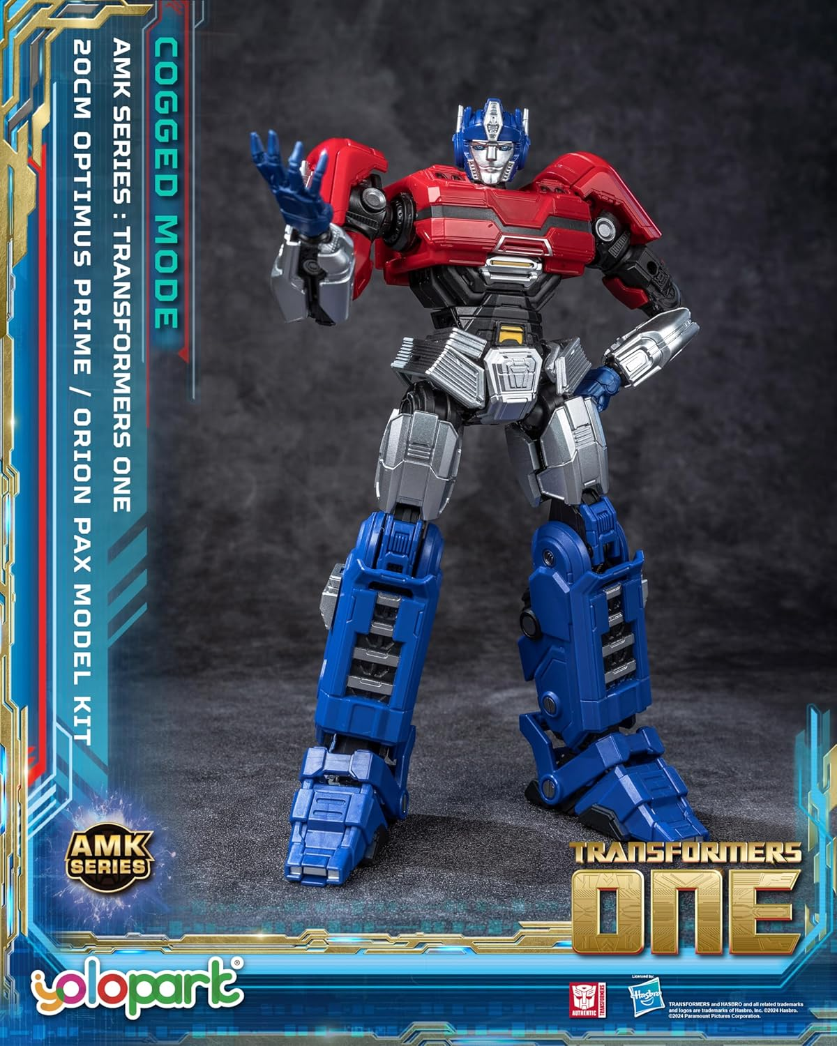 Transformers ONE - 20Cm Orion Pax [Optimus Prime] Cogged Mode Model Kit - AMK Series image number 3