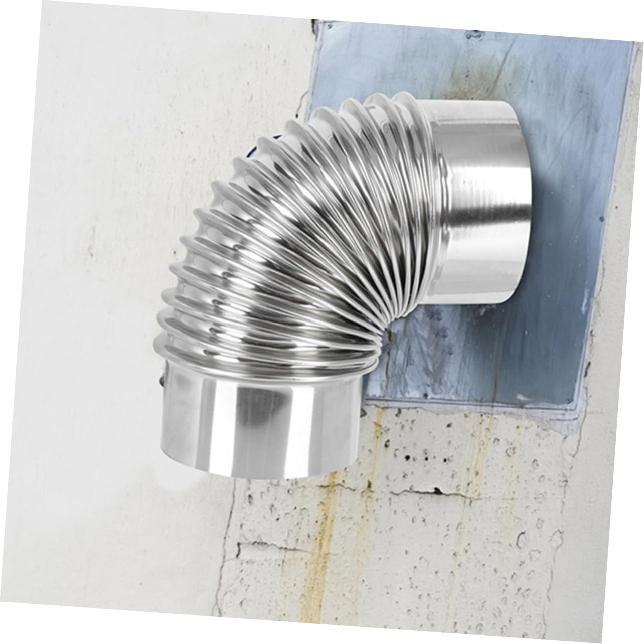 Generic Easy Install 90 Degree Metal Stove Elbow Sturdy Stainless Steel Chimney for 6 Inch Wood Stove image number 6