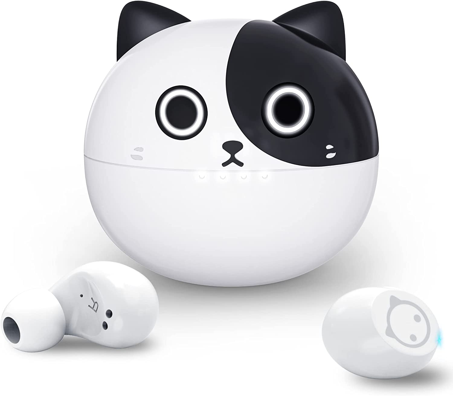 Tiny Bluetooth Earbuds,Kids Wireless Earbuds with Cute USB-C Charging Case, Waterproof Stereo TWS Wireless Earphone for Workout Sport with Micphone,Bluetooth 5.0 Headphones for Ios and Android&hellip;&hellip;