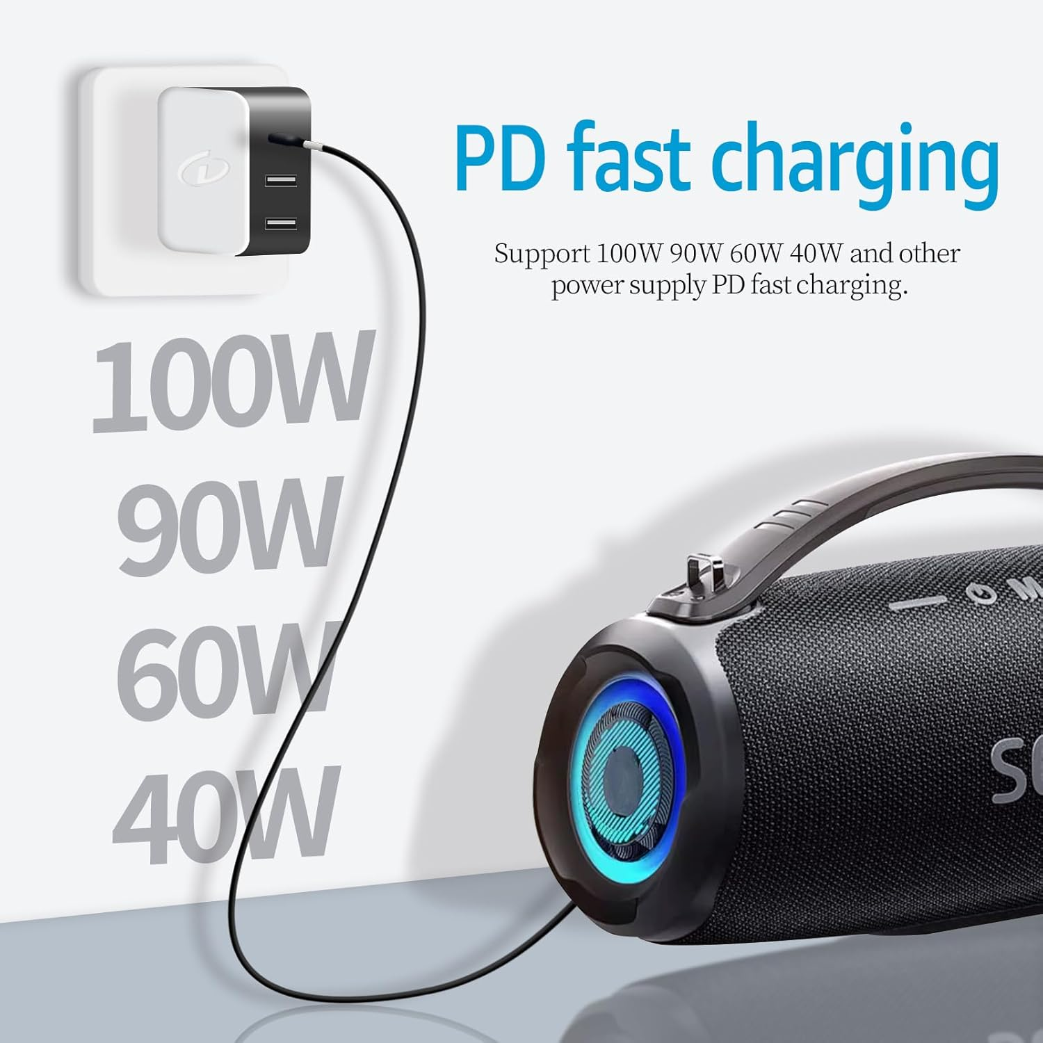 DSD TECH Magicconn SH-CP20A USB Type C PD to DC Power Cable(55X25)-20V image number 1