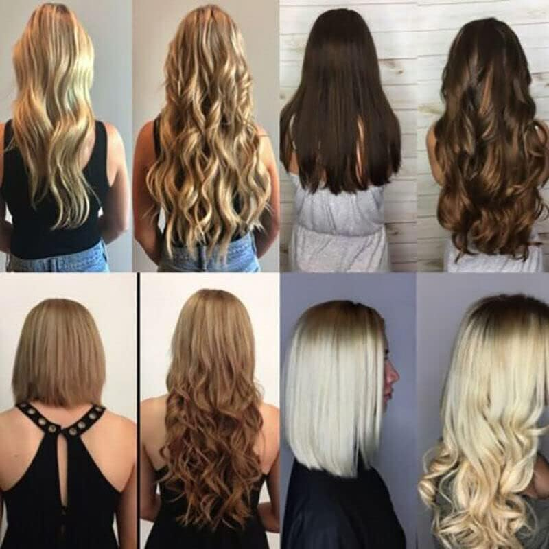 Hair Extension Micro Rings Beads 200 Silicone Lined Microbeads 5Mm X 3Mm Links&ndash; Versatile Color Range for Natural Look image number 2