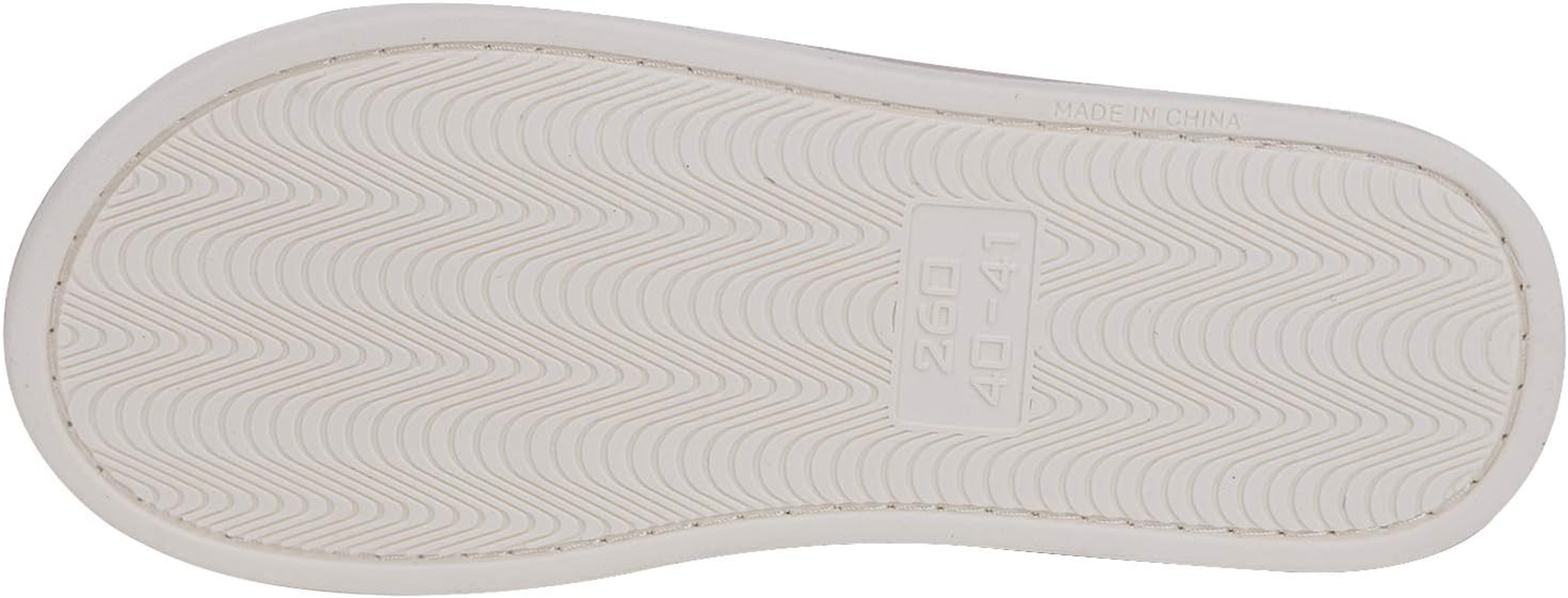 Indoor Non-Slip Adjustable Tearable Slide Slippers Open-Toe Terry Spa Slippers image number 3