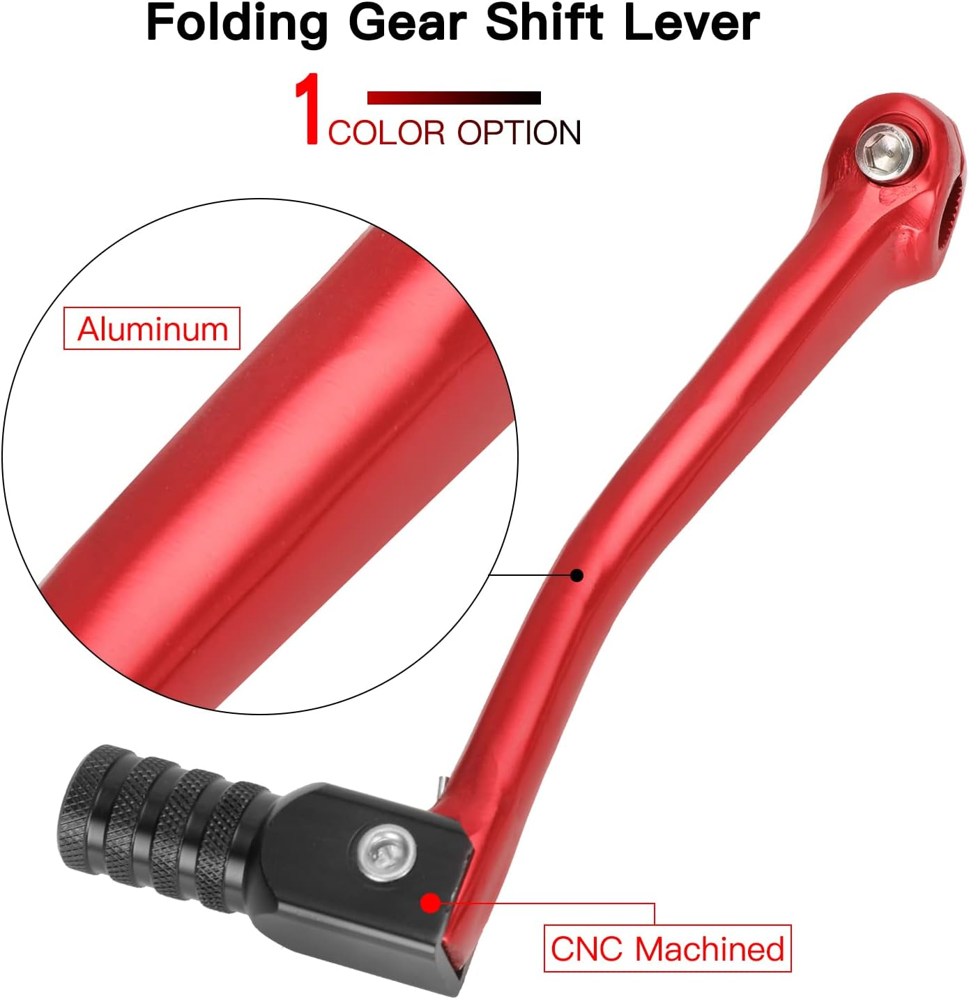 GREHUA Dirt Bike Gear Shifter Shift Lever Compatible with 50Cc 110Cc 125Cc 150Cc SSR Baja DR49 WR200R SDG 107 IMR Pitster Pro Atomik Triumph Thumpstar Taotao ATA DB Coolster Lifan Motorcycle Parts